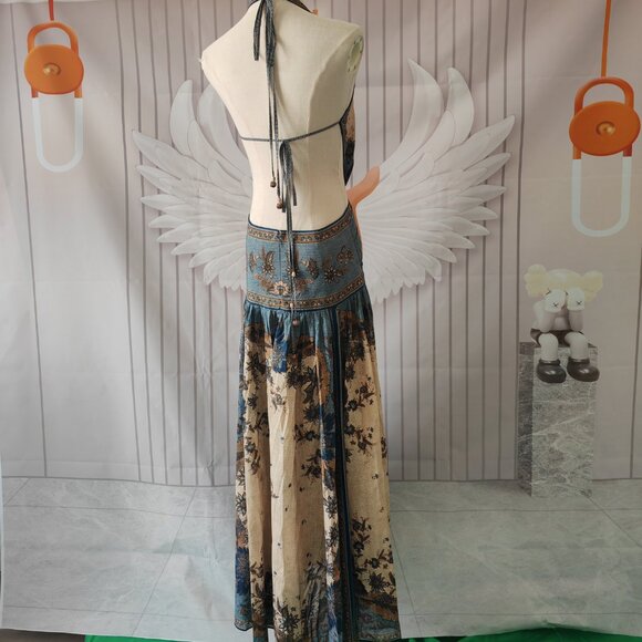 Zimmermann Floral Pattern Backless Long Dress - Picture 6 of 11